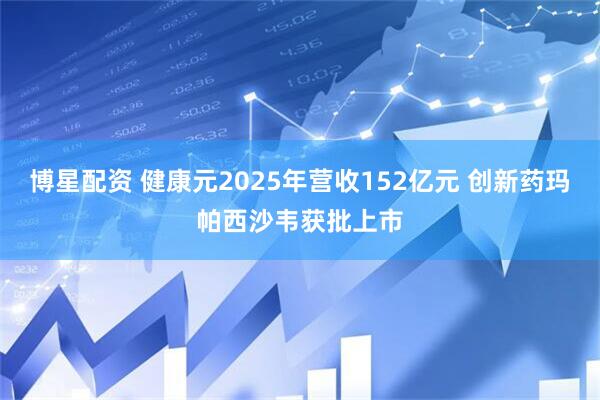 博星配资 健康元2025年营收152亿元 创新药玛帕西沙韦获批上市